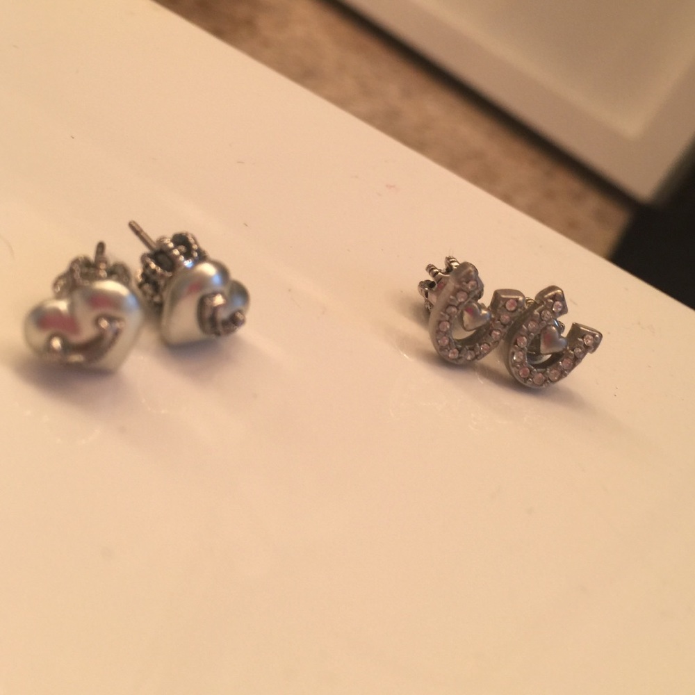 Juicy Couture silver studs