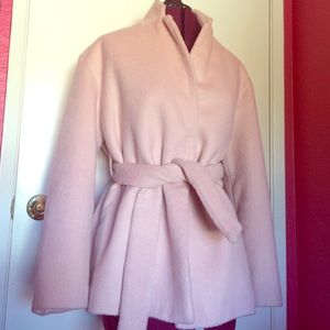 Gap Blush Pink Wrap Coat