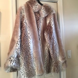 Dennis Basso Faux Fur Coat