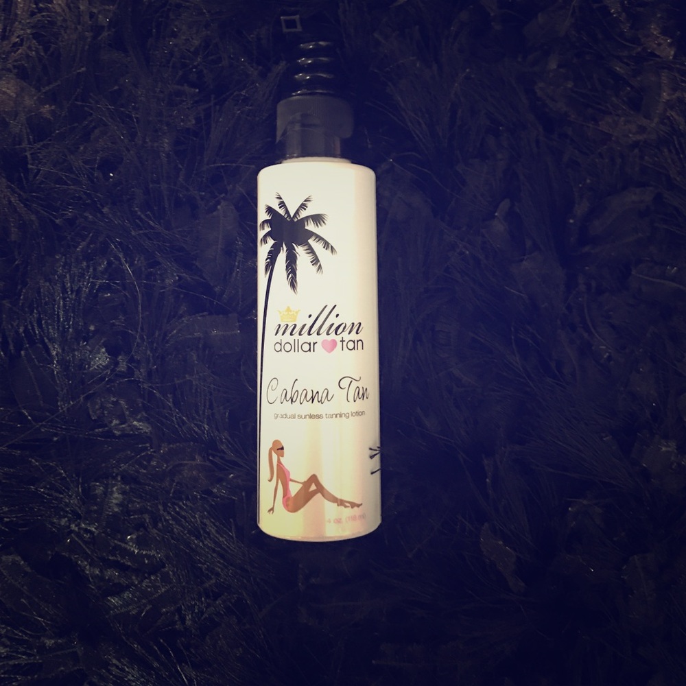 Million dollar tan "Cabana tan" travel lotion