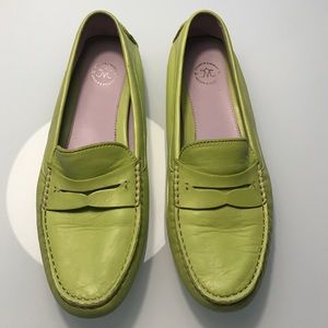 Johnston & Murphy Lime Green Drivers - Sz: 9