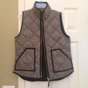 NWOT J Crew herringbone vest