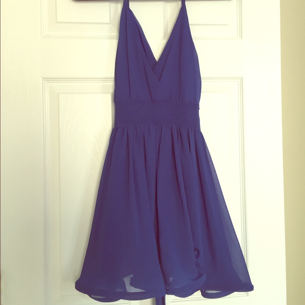Double Zero royal blue cocktail dress