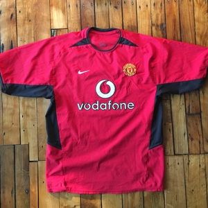 Manchester United soccer jersey, official 2004.