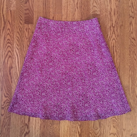 Ann Taylor A line print confetti skirt - Picture 1 of 4