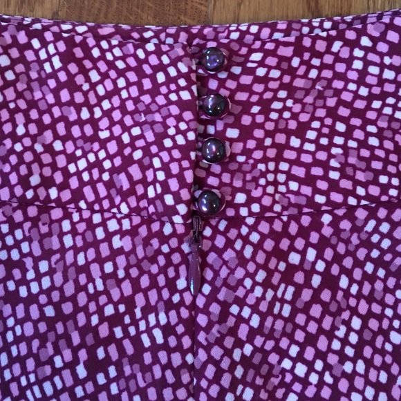 Ann Taylor A line print confetti skirt - Picture 3 of 4
