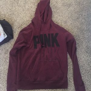 Funnel neck PINK sweatshirt