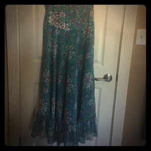 🔵 2 for $5 High  waisted a-line maxi skirt