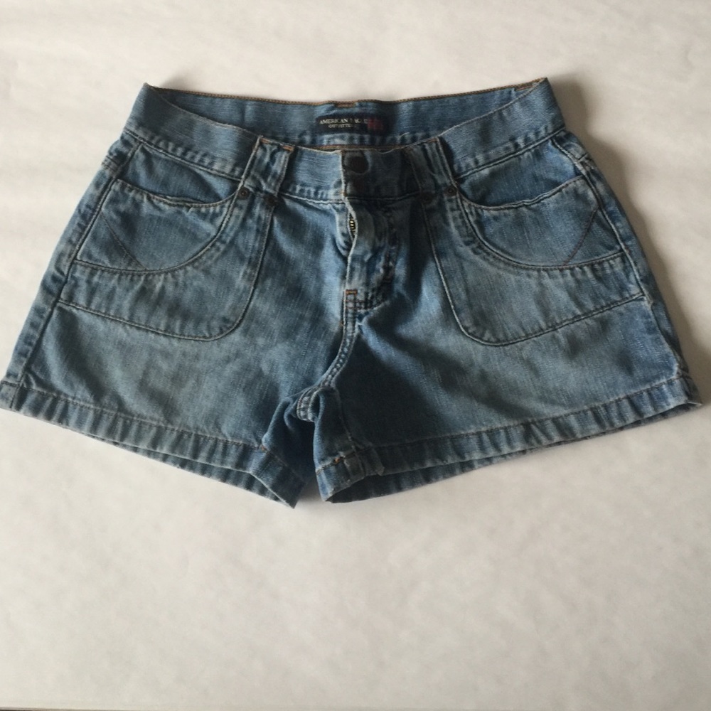 American Eagle denim shorts.