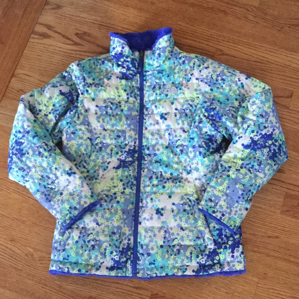 North Face reversible jacket girls size: XL or 18