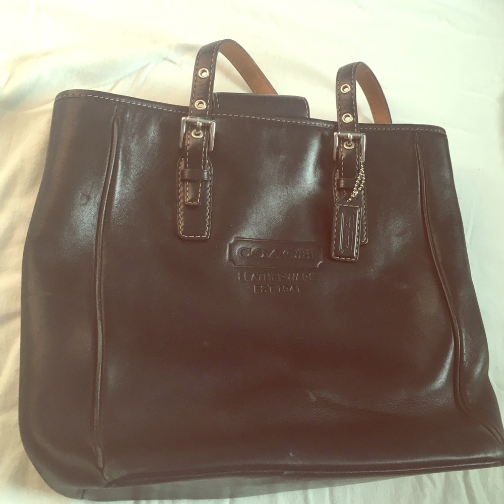 Black coach bag