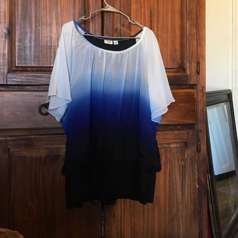 Blue hombre blouse