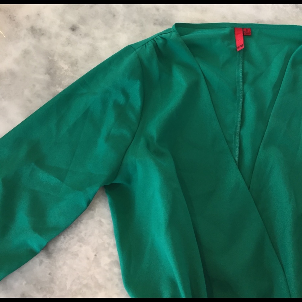 Kelly green romper