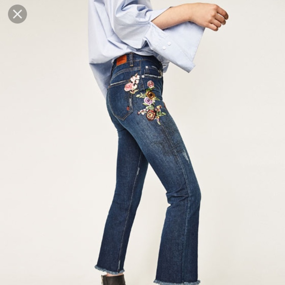 Embroidery jeans