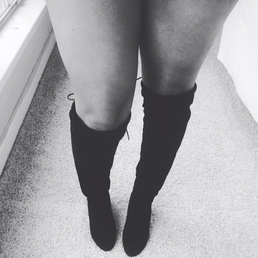 Black Suede Boots