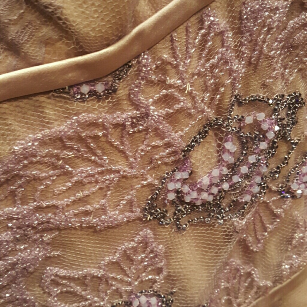 Custom designed breathtaking lavender dress
