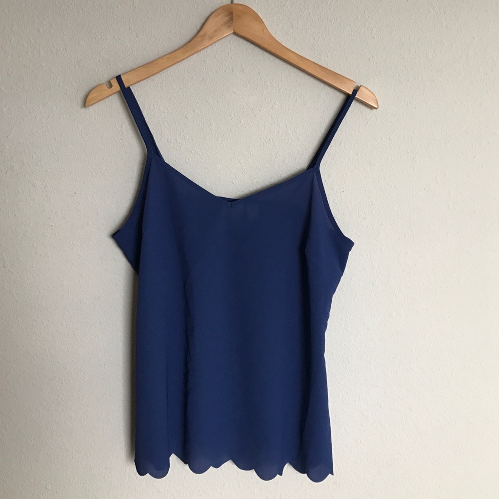 Anthropologie blue layering camisole