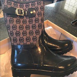Michael Kors Monogram Mid Rainboots