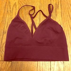 Strappy sports bra