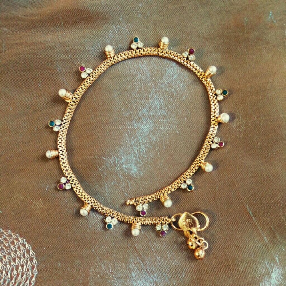Beautiful Indian Anklet - one leg only.