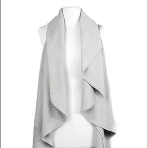 Grey Shawl Vest