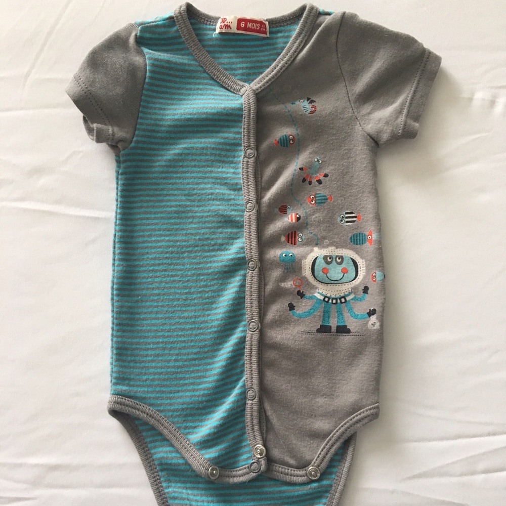 DP am Robot Baby Onesie