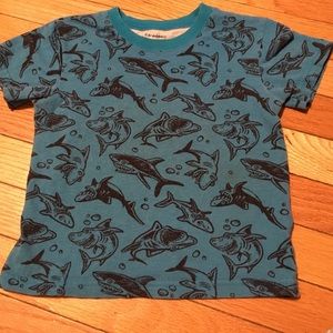 3T tee shirt featuring sharks