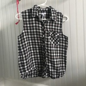 Sleeveless Flannel