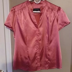 Kasper silk shirt sleeve shirt