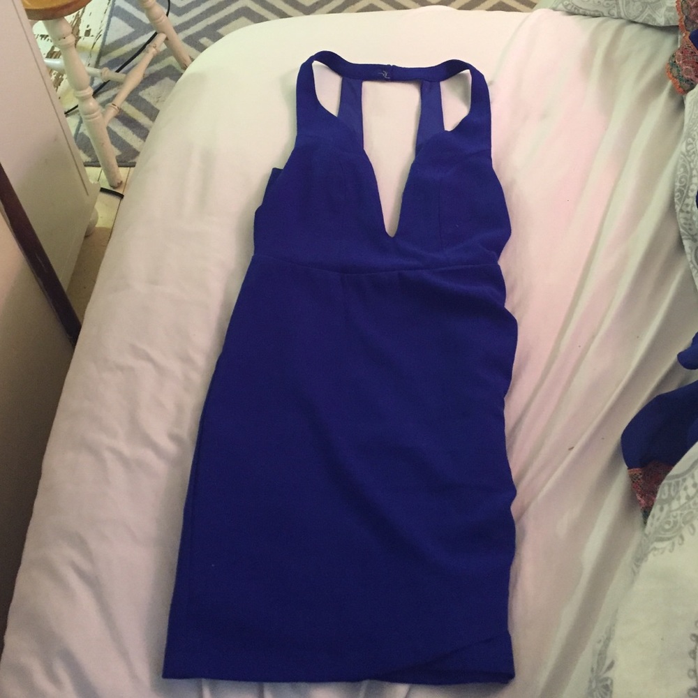 Low v neck beautiful dress