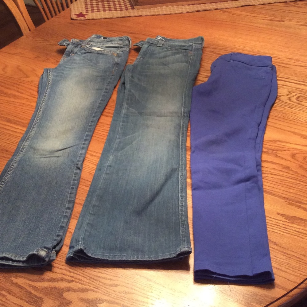 3 pairs of girls pants
