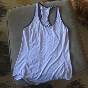 Size eight light weight lululemon tank top
