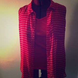 Liz Claiborne  sleeveless blouse
