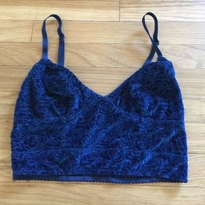 Free People Velvet Bralette