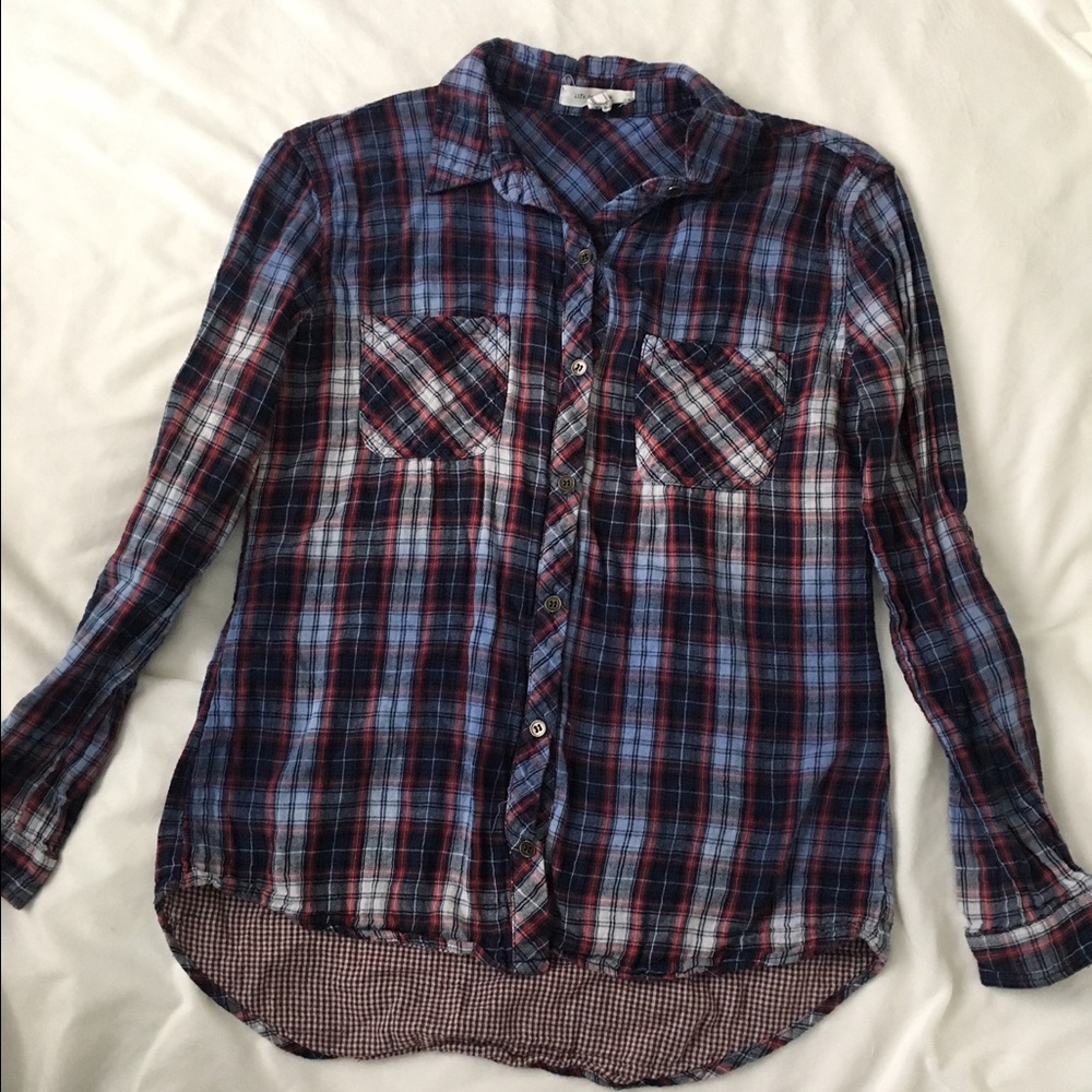 Blue and Red Flannel