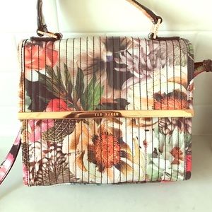 SALE!! Ted Baker Patent leather floral bag