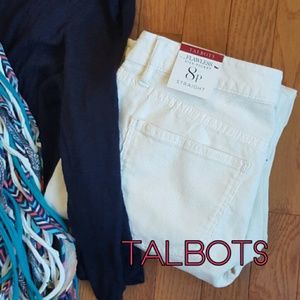 Talbots Flawless Five-Pocket Straight Cords