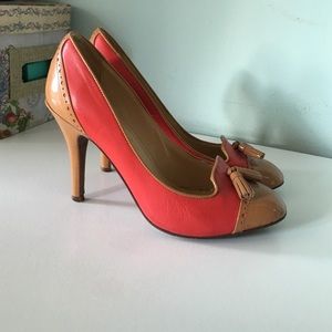 J. Crew Leather heels