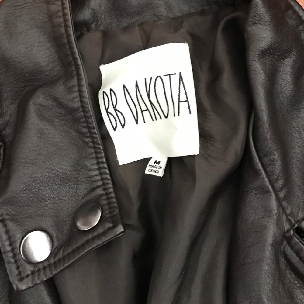 BB Dakota dark brown leather jacket