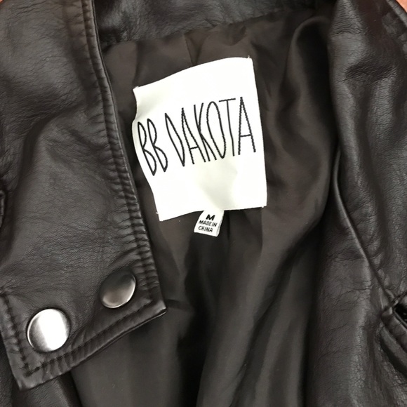 BB Dakota dark brown leather jacket - Picture 1 of 3