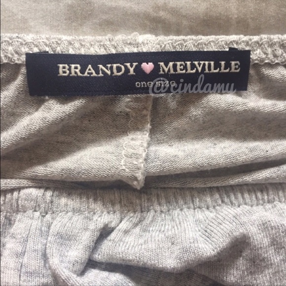 Brandy Melville Grey Vodi Shorts - Picture 3 of 3