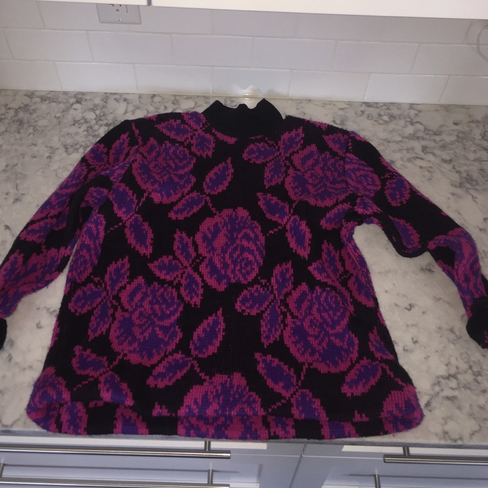 Rose sweater from the 80's