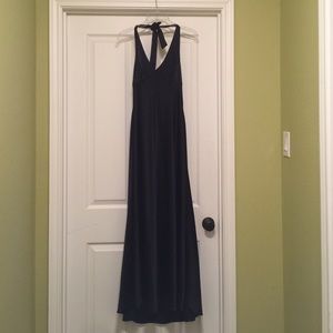 Black formal prom dress