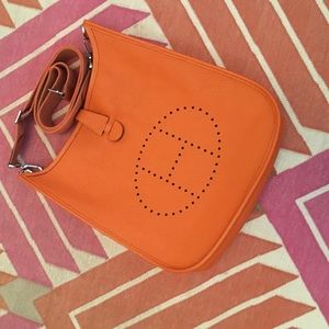 Orange crossover bag