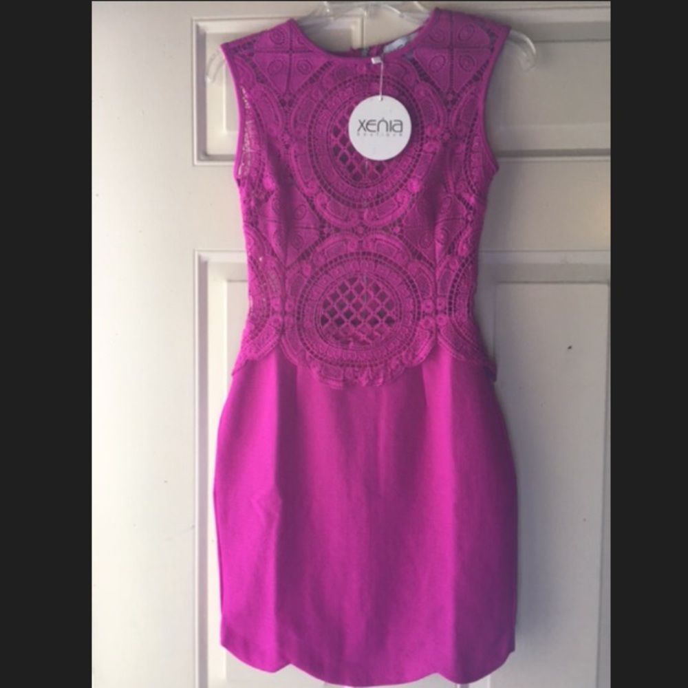 Xenia Boutique Fuchsia Dress