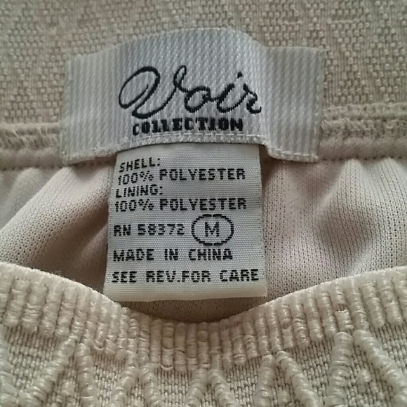 Voir Collection Cream Colored Maxi Skirt - Picture 4 of 4