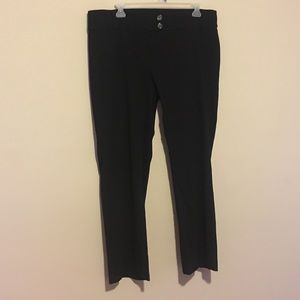 Black Pinstripe Dress Pants