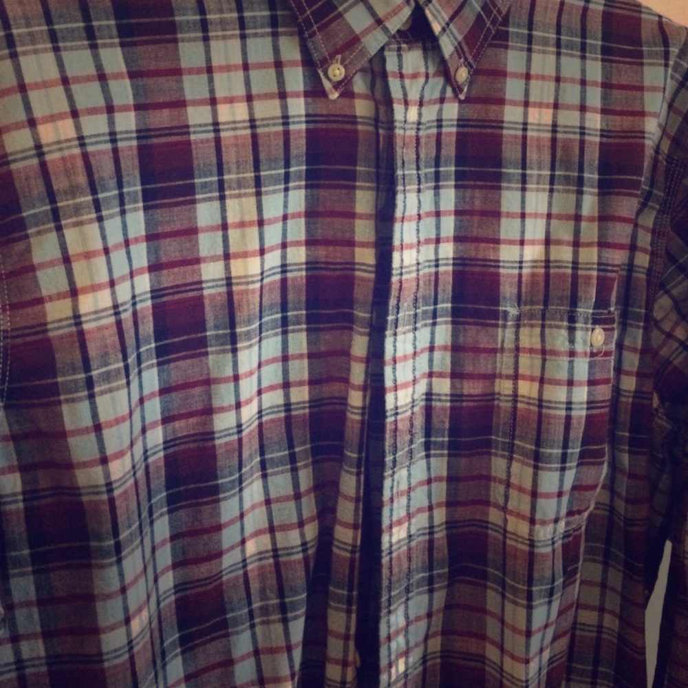 Men's casual button