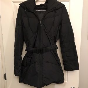 Tahari Pillow Collar Down Coat