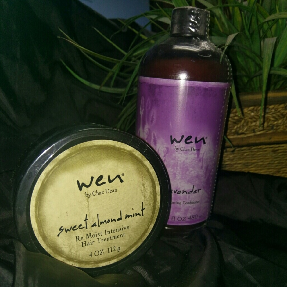 Wen lavender conditioning cream and hair repair